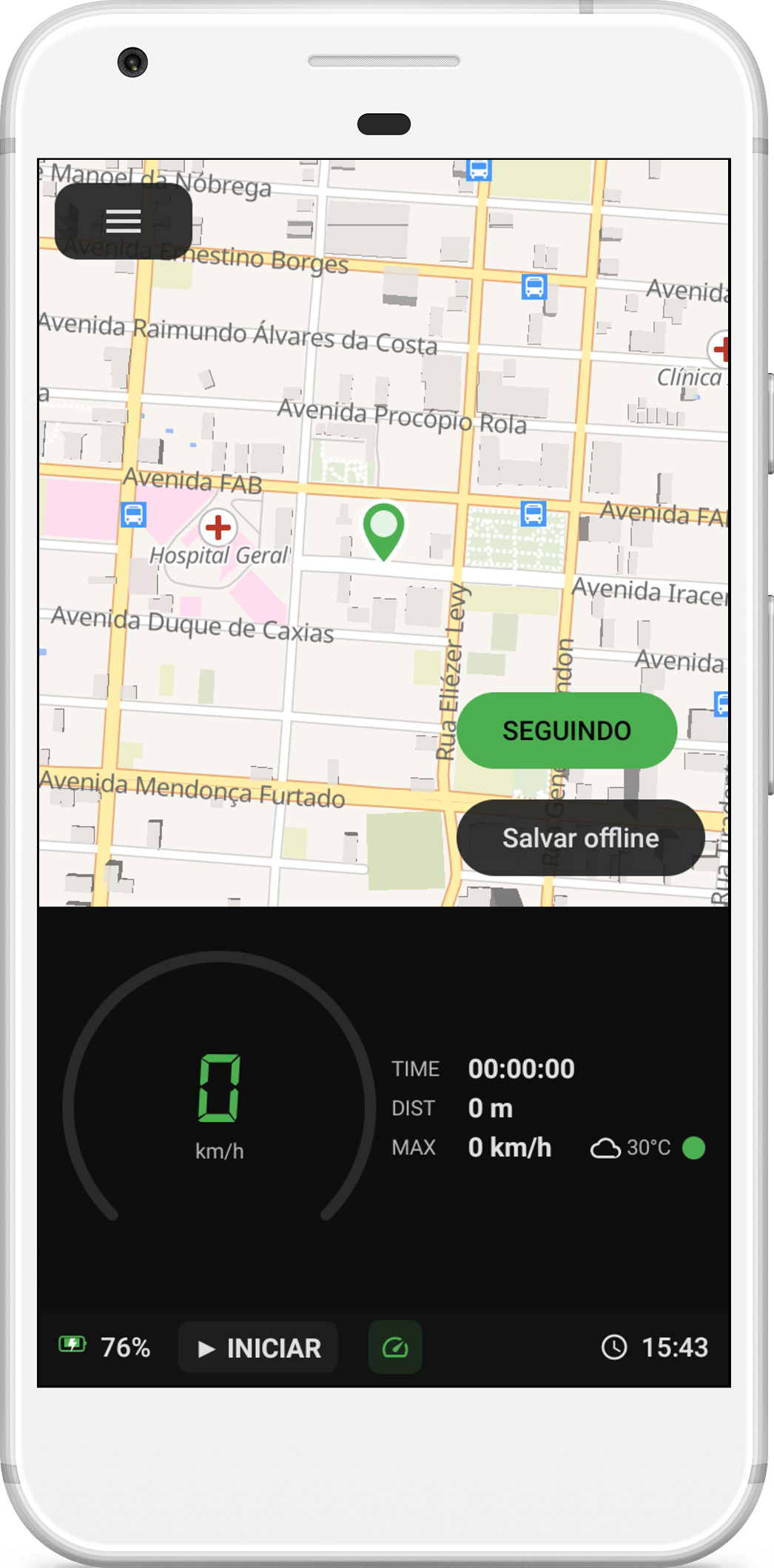 BikeTrackd GPS Map
